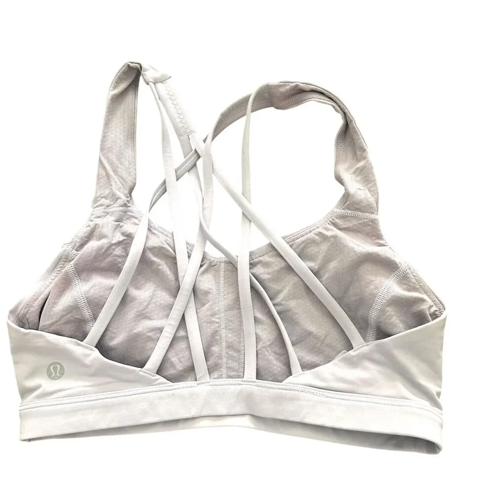 LULULEMON Free To Be Serene Sports Bra Lavender‎ Dew Sz 6